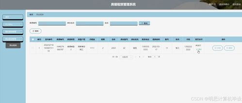 基于Java與Vue的房屋租賃管理系統(tǒng)